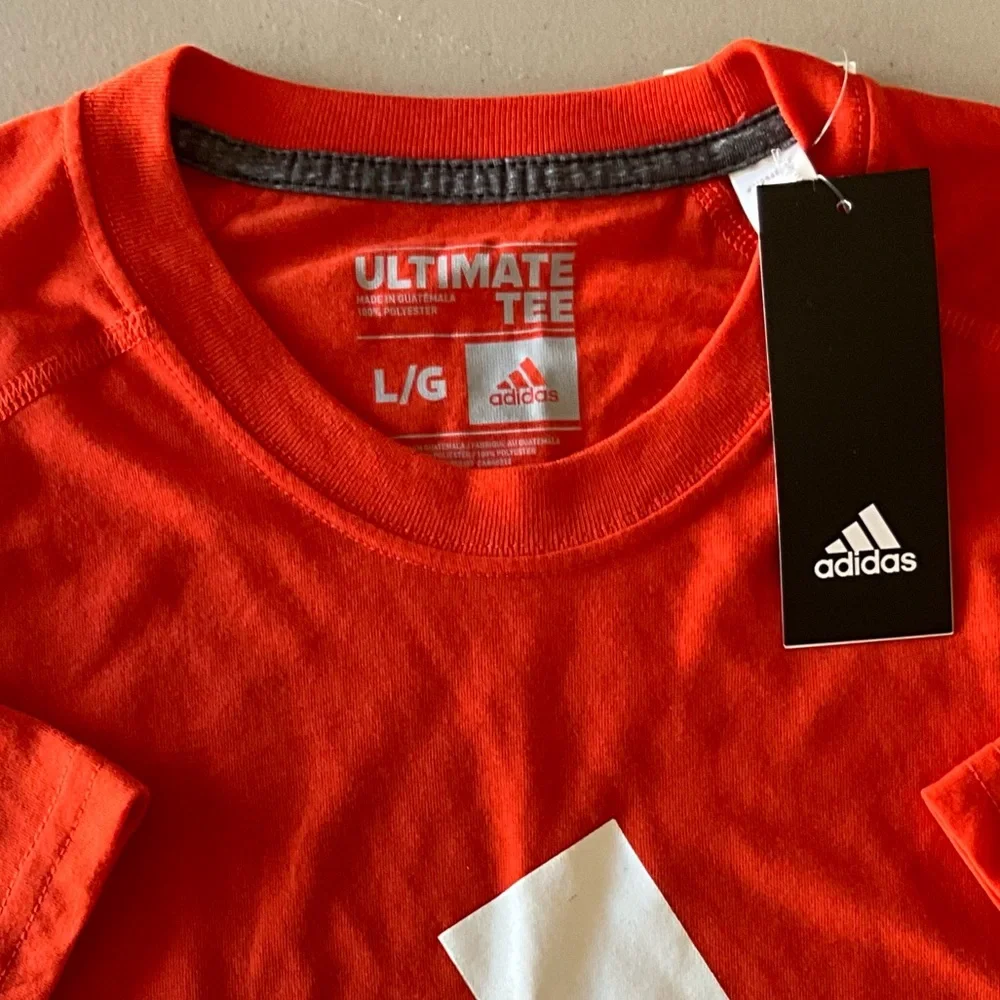 Adidas “Ultimate” Ringer Tee Shirt - Picture 2 of 4